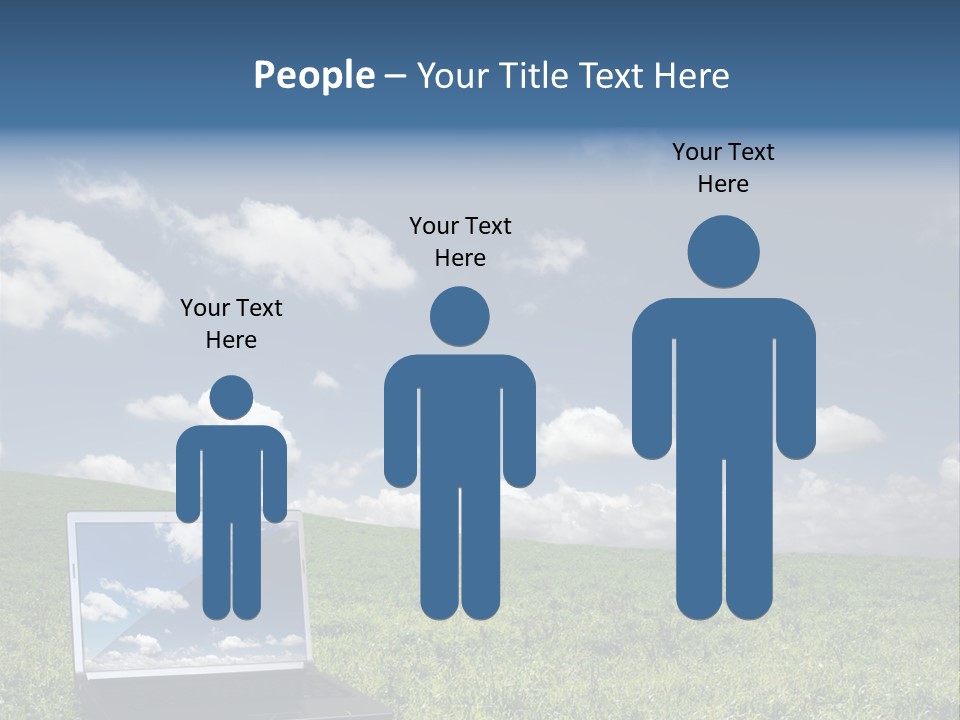 Freedom Blue Mobility PowerPoint Template