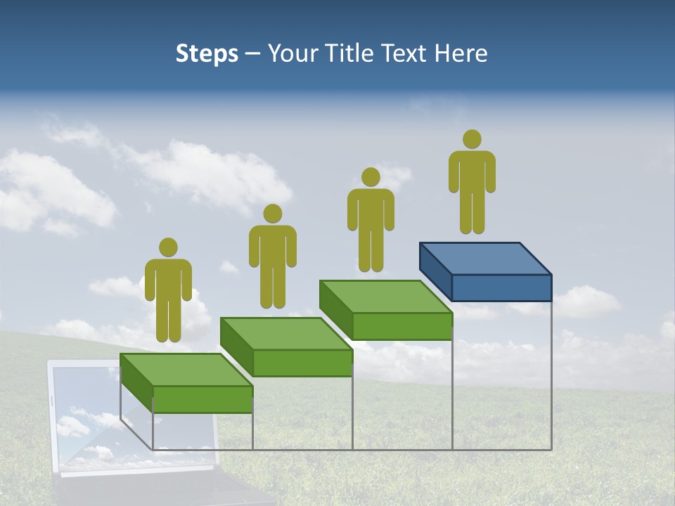 Freedom Blue Mobility PowerPoint Template