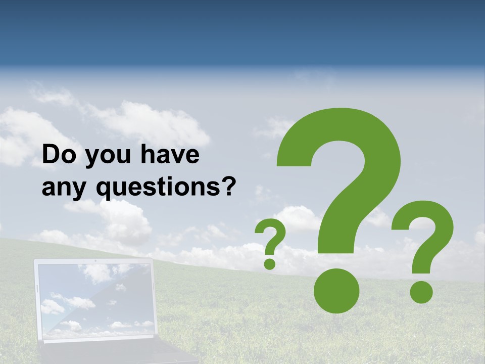 Freedom Blue Mobility PowerPoint Template