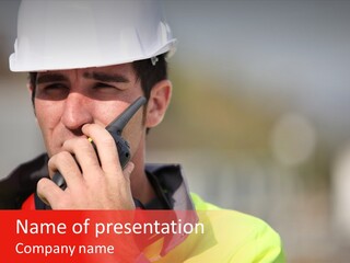 Foreman Craftsman Employee PowerPoint Template