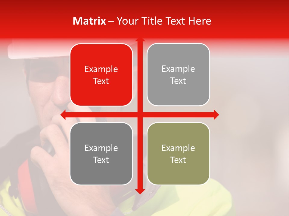 Foreman Craftsman Employee PowerPoint Template