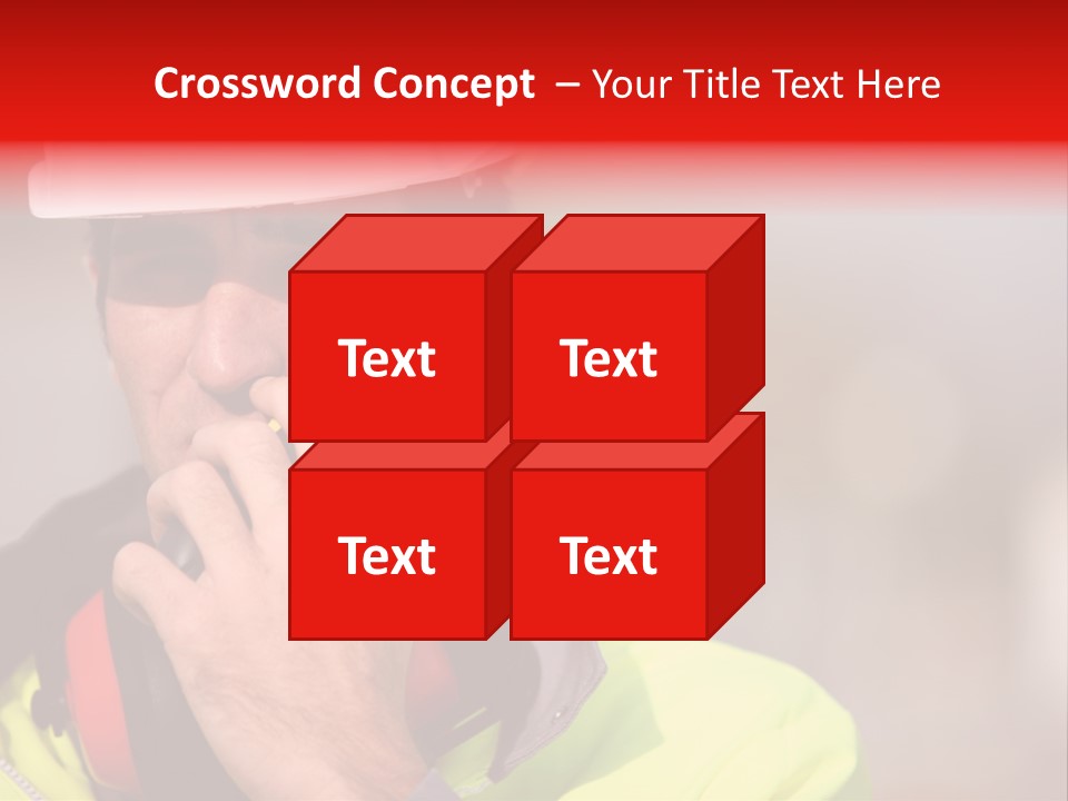 Foreman Craftsman Employee PowerPoint Template