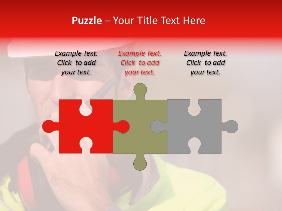 Foreman Craftsman Employee PowerPoint Template