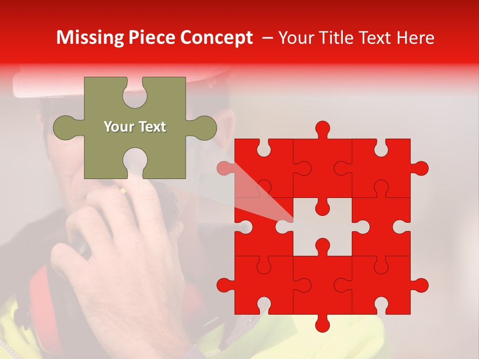 Foreman Craftsman Employee PowerPoint Template