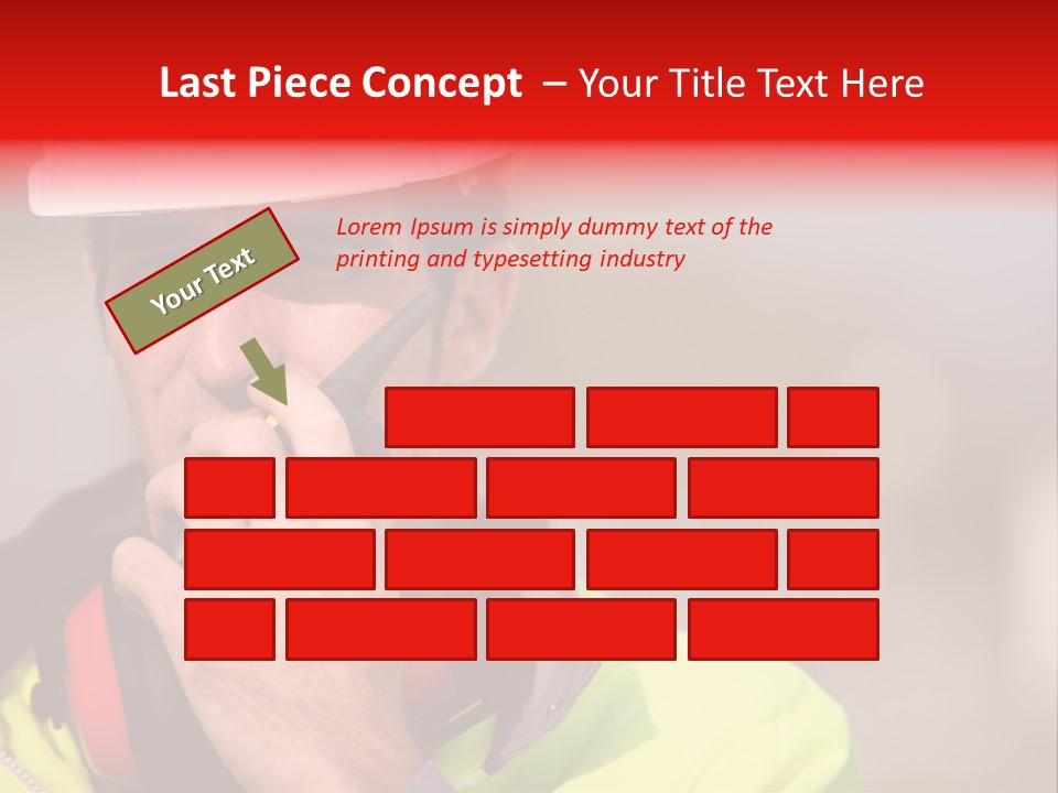 Foreman Craftsman Employee PowerPoint Template