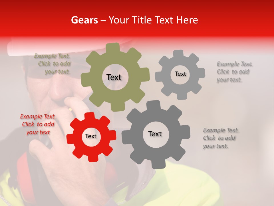 Foreman Craftsman Employee PowerPoint Template