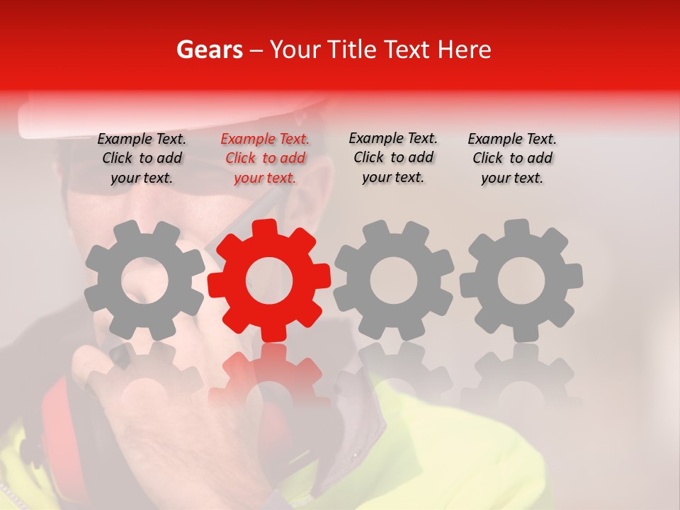 Foreman Craftsman Employee PowerPoint Template