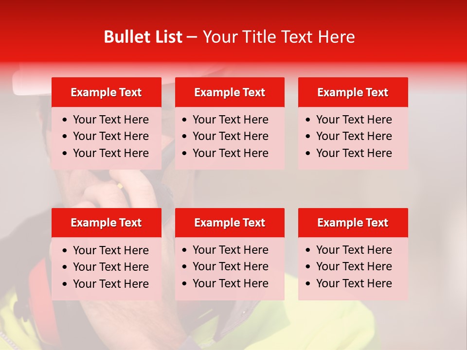 Foreman Craftsman Employee PowerPoint Template