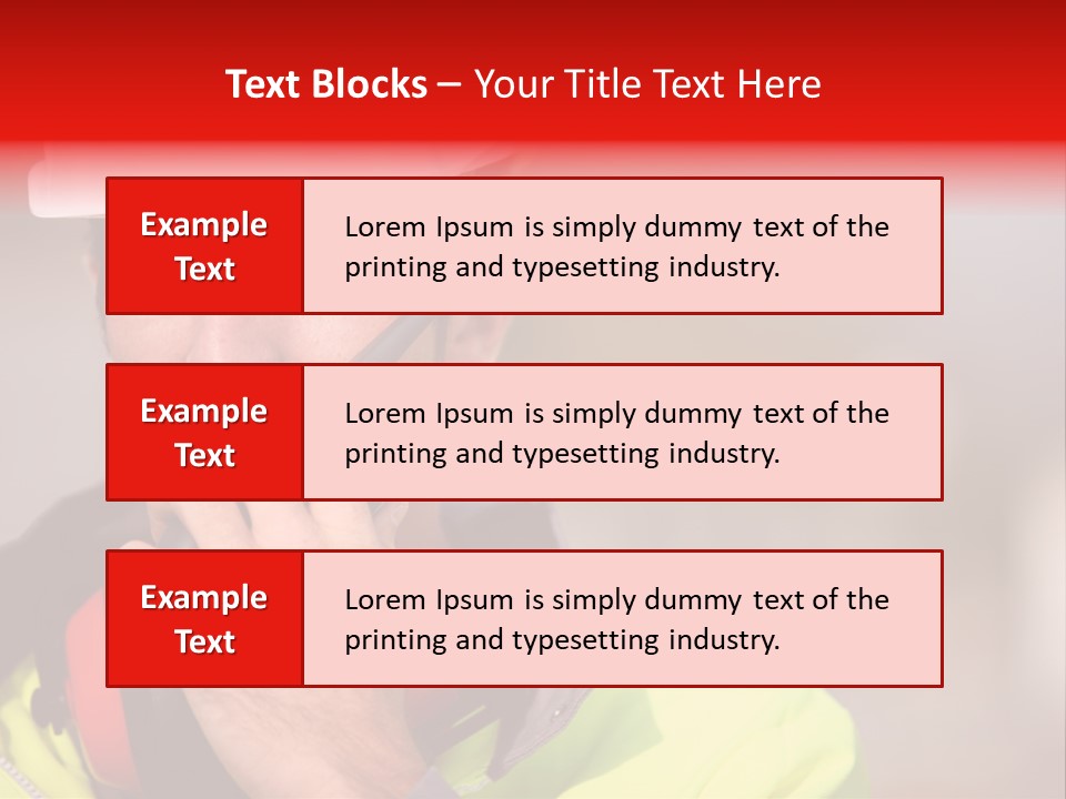 Foreman Craftsman Employee PowerPoint Template