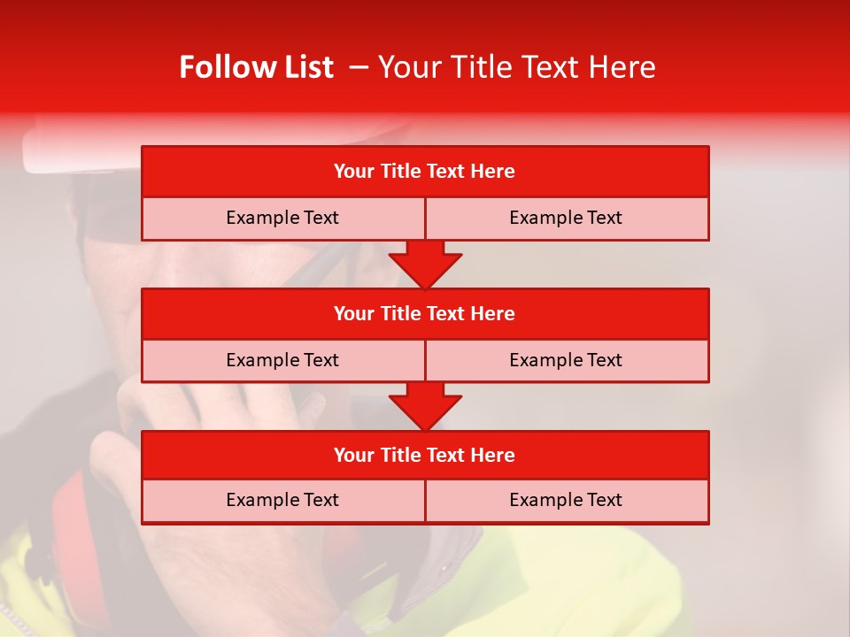 Foreman Craftsman Employee PowerPoint Template