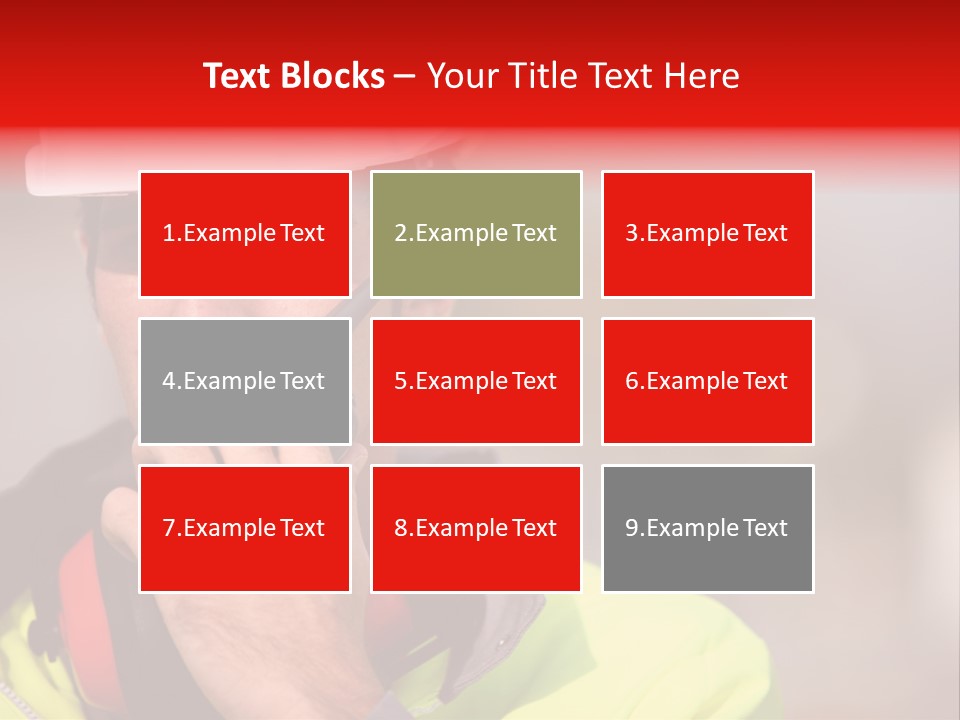 Foreman Craftsman Employee PowerPoint Template