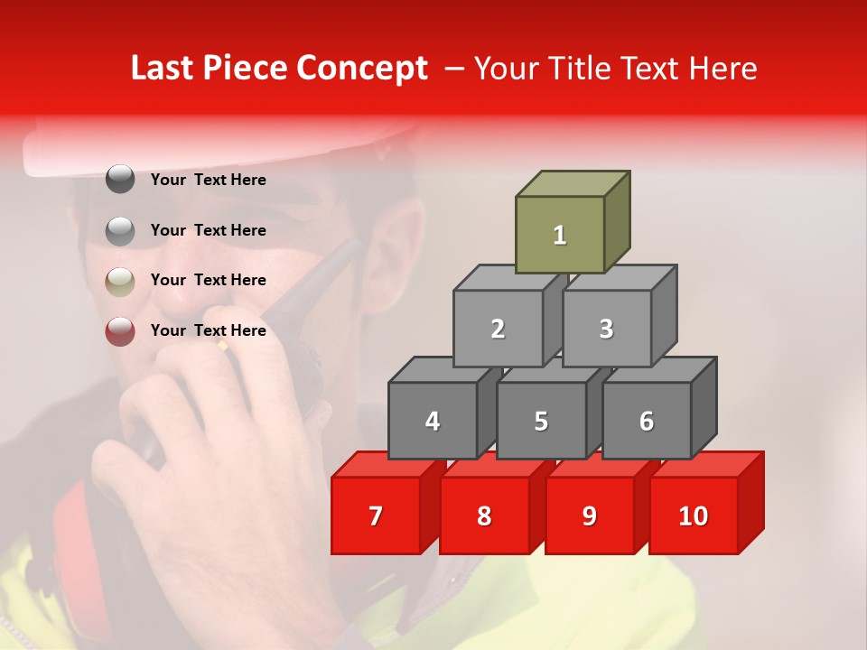 Foreman Craftsman Employee PowerPoint Template