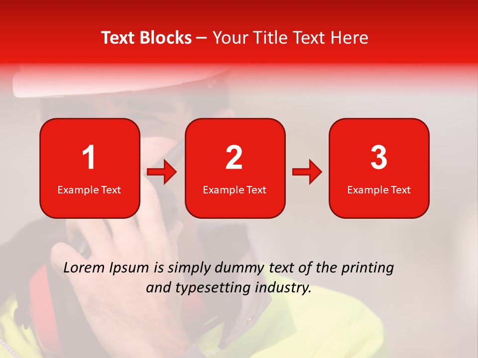 Foreman Craftsman Employee PowerPoint Template