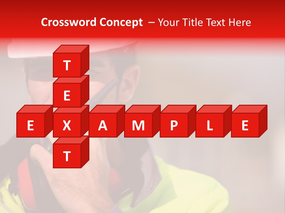 Foreman Craftsman Employee PowerPoint Template