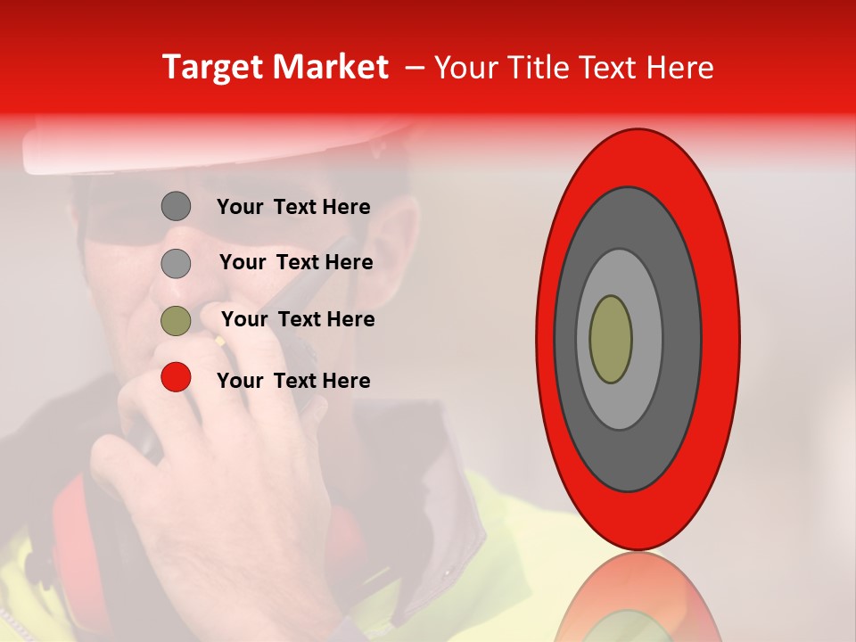 Foreman Craftsman Employee PowerPoint Template