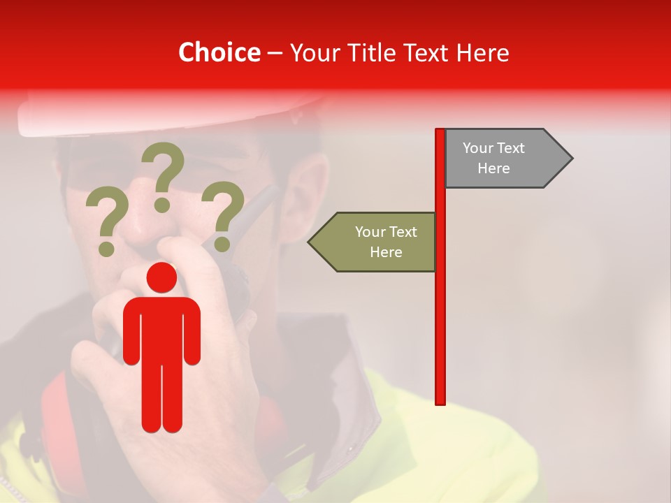 Foreman Craftsman Employee PowerPoint Template