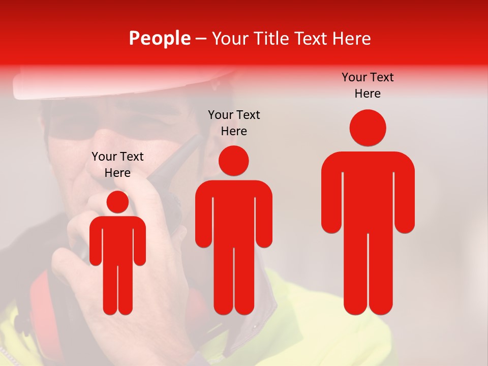 Foreman Craftsman Employee PowerPoint Template