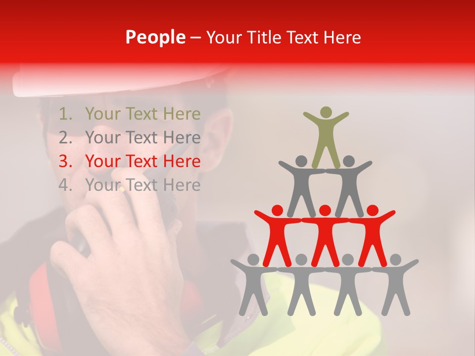 Foreman Craftsman Employee PowerPoint Template