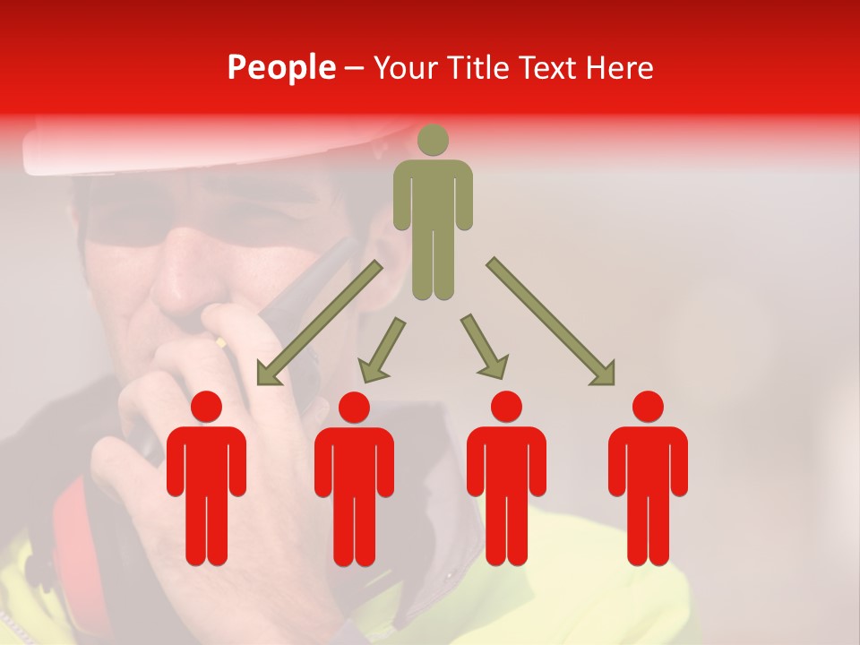 Foreman Craftsman Employee PowerPoint Template