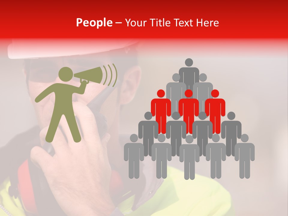 Foreman Craftsman Employee PowerPoint Template