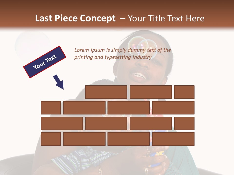 Hair Portrait Humor PowerPoint Template