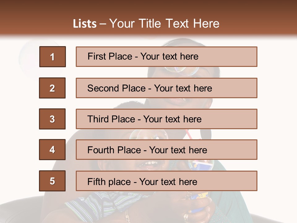 Hair Portrait Humor PowerPoint Template