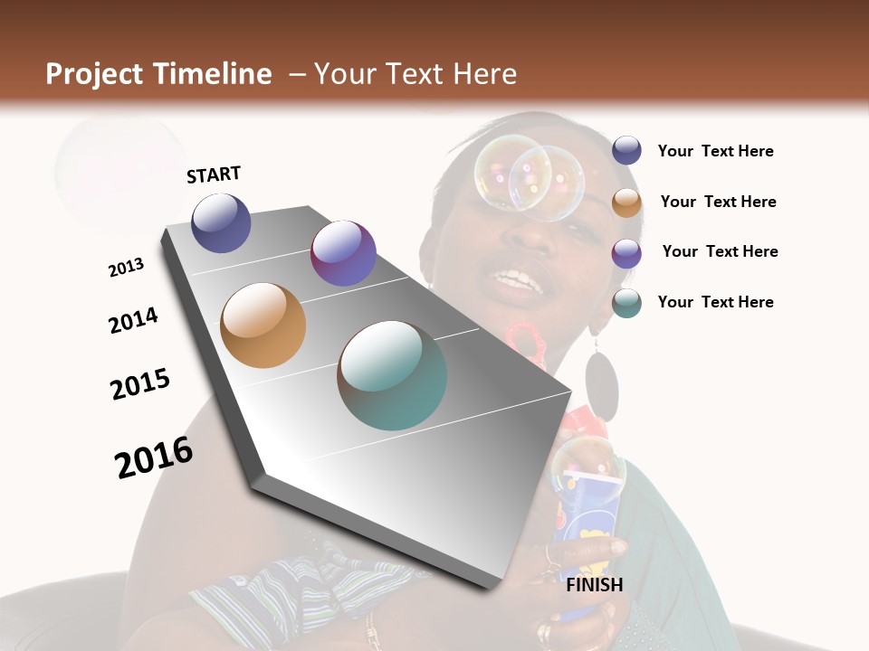 Hair Portrait Humor PowerPoint Template