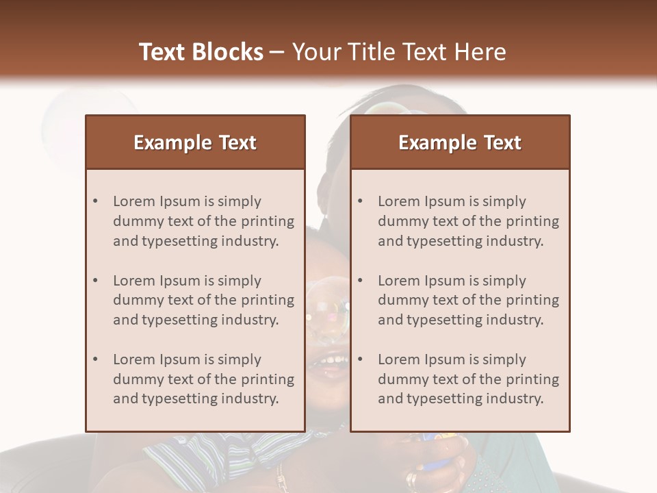 Hair Portrait Humor PowerPoint Template