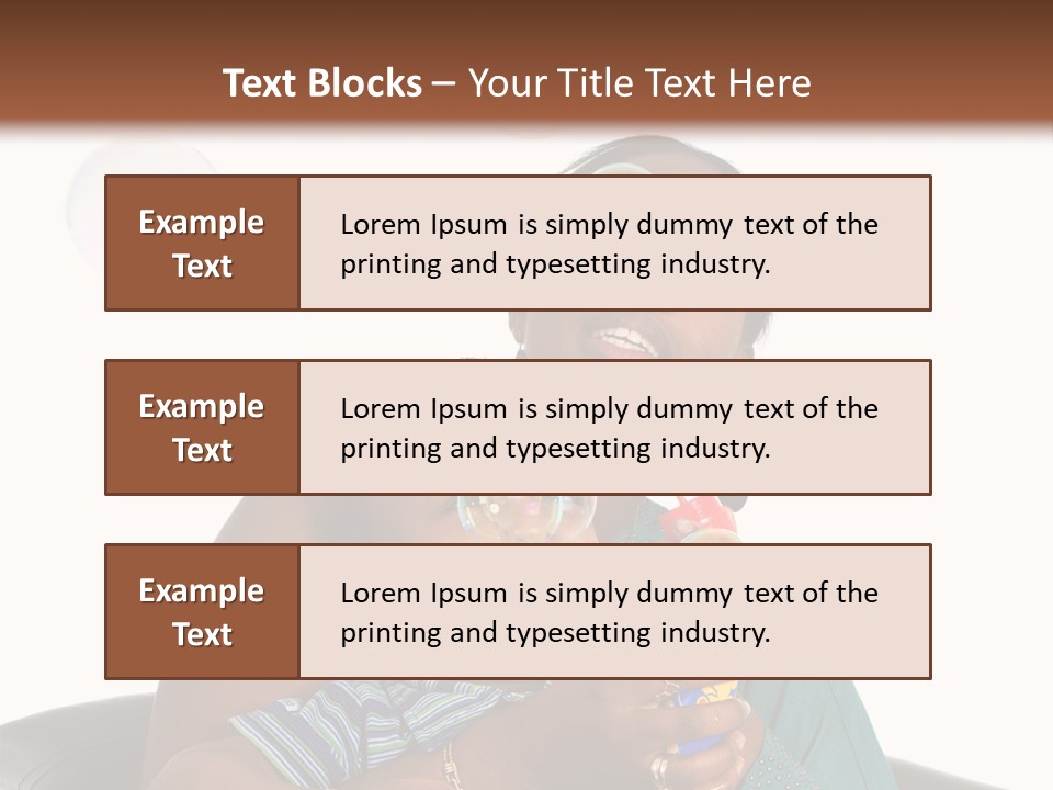 Hair Portrait Humor PowerPoint Template