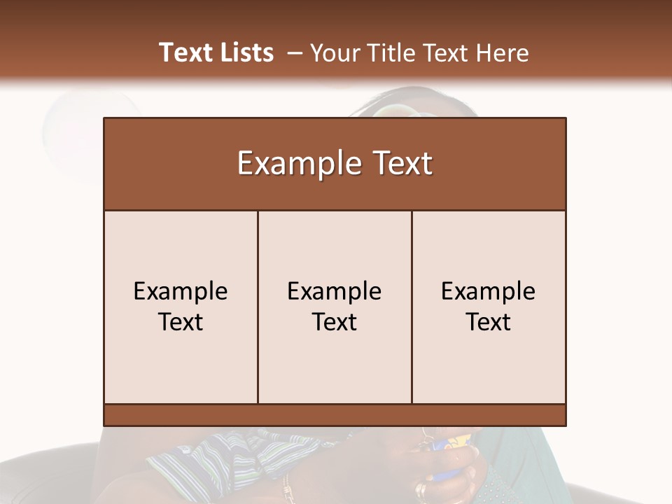 Hair Portrait Humor PowerPoint Template