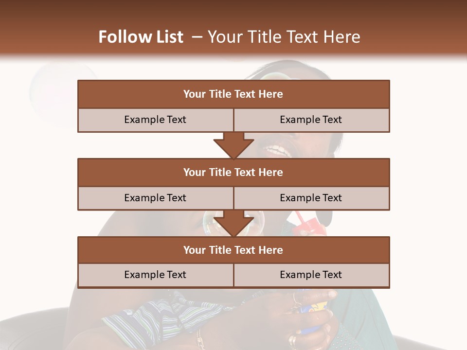 Hair Portrait Humor PowerPoint Template