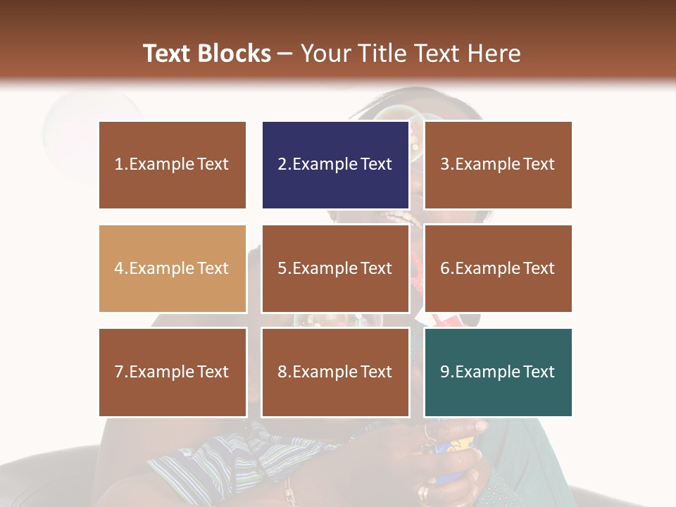 Hair Portrait Humor PowerPoint Template