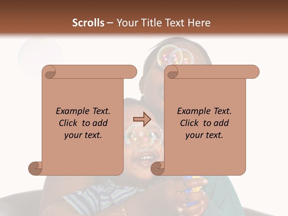 Hair Portrait Humor PowerPoint Template