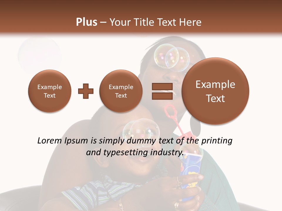 Hair Portrait Humor PowerPoint Template