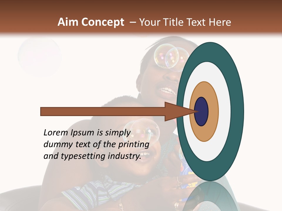 Hair Portrait Humor PowerPoint Template