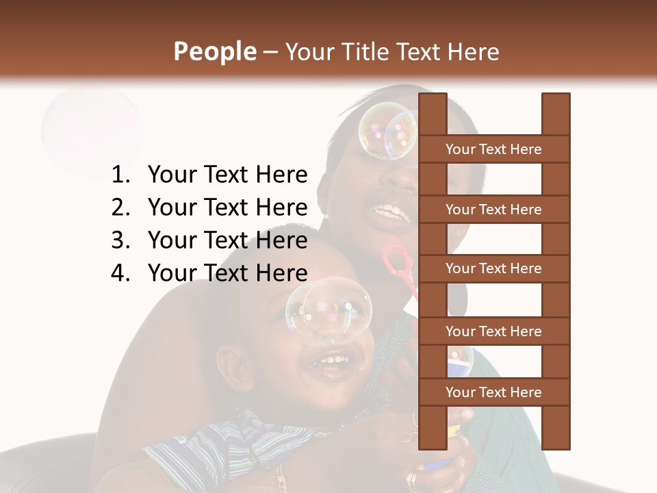 Hair Portrait Humor PowerPoint Template