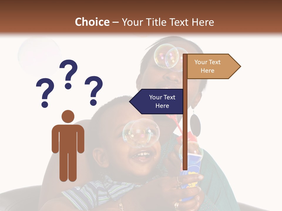 Hair Portrait Humor PowerPoint Template