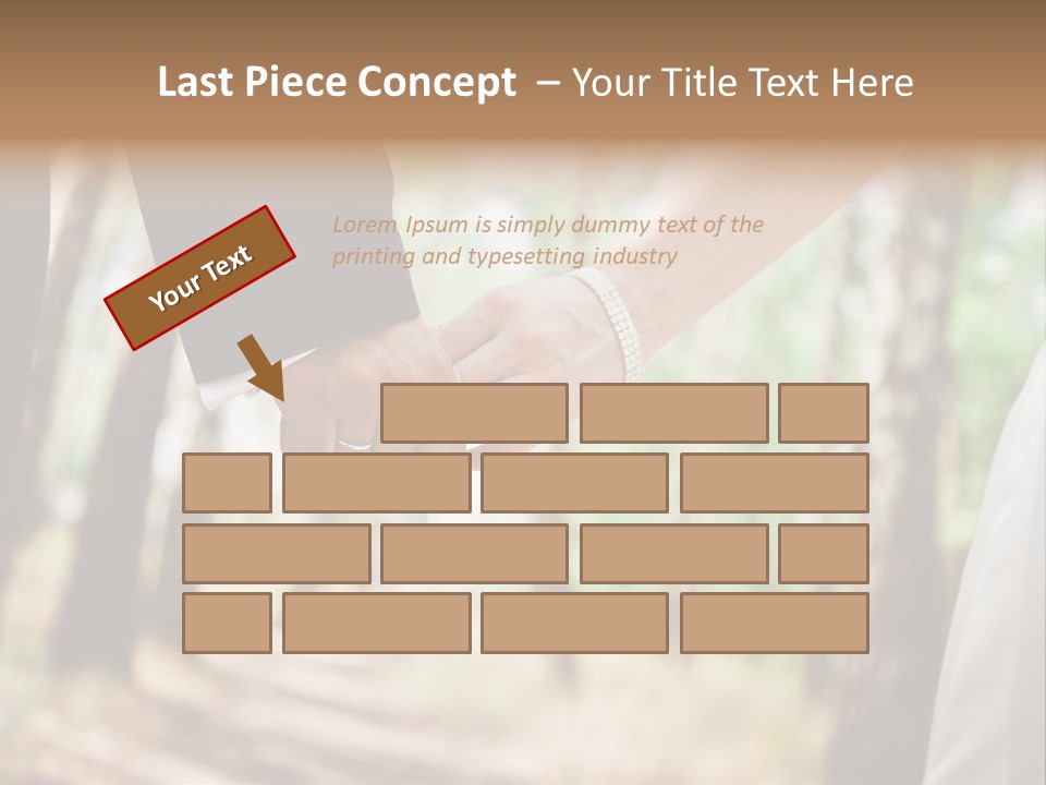 Beautiful Gold Positive PowerPoint Template