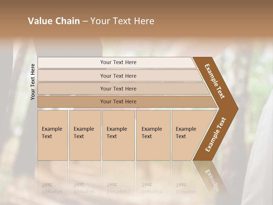 Beautiful Gold Positive PowerPoint Template