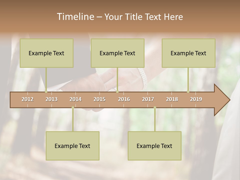 Beautiful Gold Positive PowerPoint Template