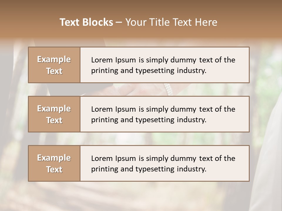 Beautiful Gold Positive PowerPoint Template