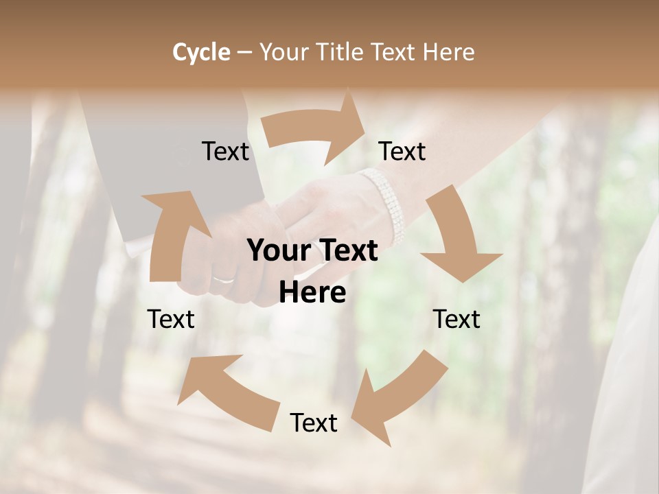 Beautiful Gold Positive PowerPoint Template