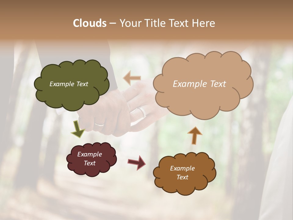 Beautiful Gold Positive PowerPoint Template