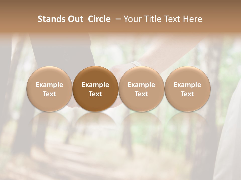 Beautiful Gold Positive PowerPoint Template