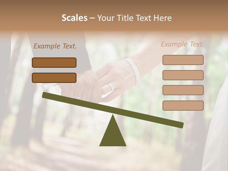 Beautiful Gold Positive PowerPoint Template