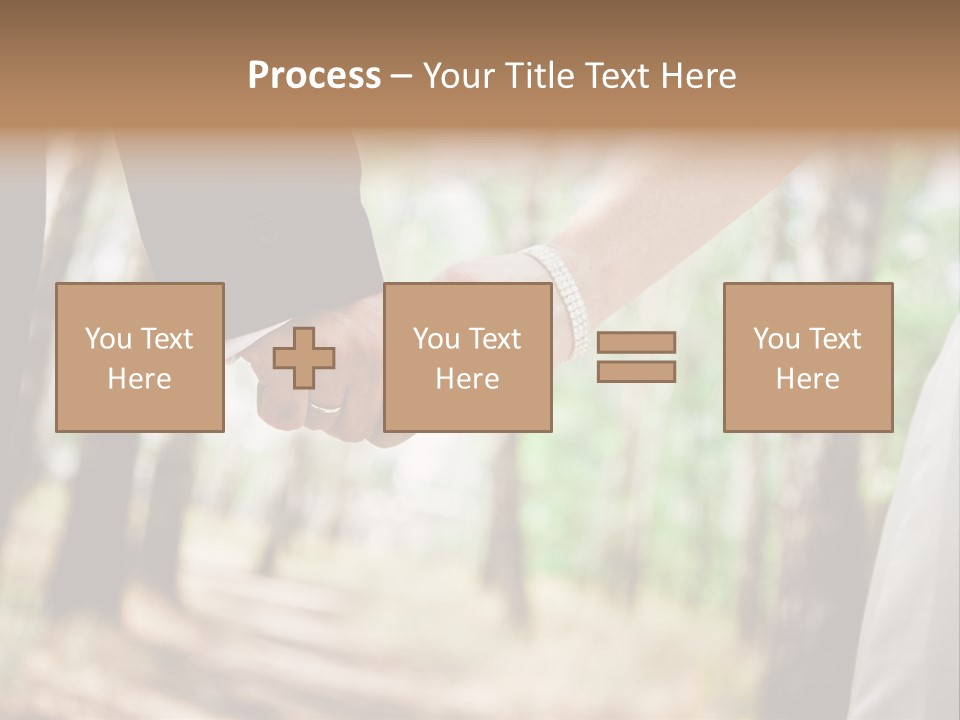 Beautiful Gold Positive PowerPoint Template