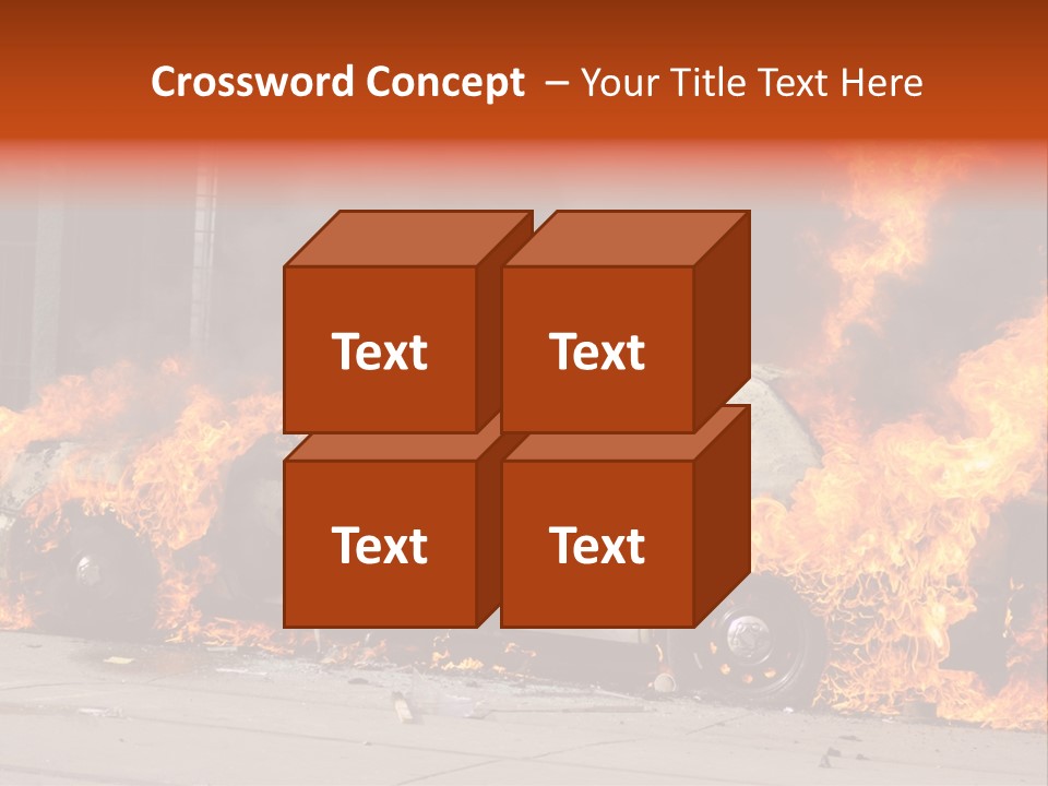 Glass Emergency Expression PowerPoint Template
