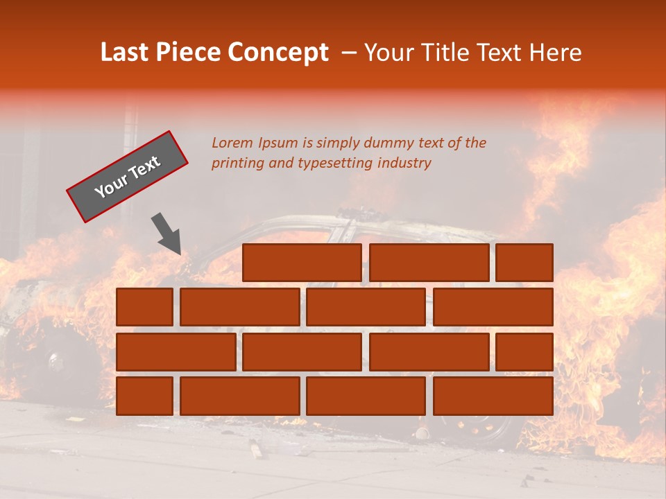 Glass Emergency Expression PowerPoint Template