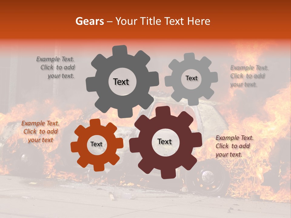 Glass Emergency Expression PowerPoint Template