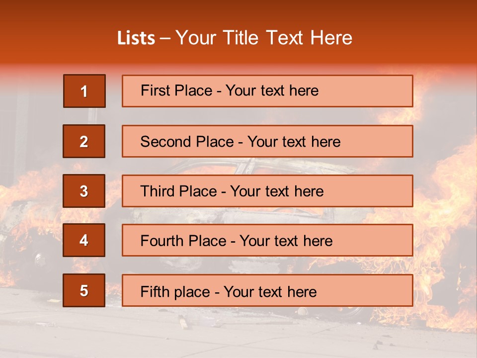 Glass Emergency Expression PowerPoint Template